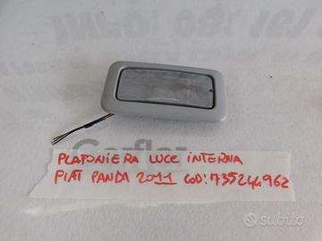 plafoniera luce interna fiat panda 2011