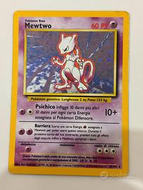 Pokémon Mewtwo 10/102 Holo Set Base Ita WOTC