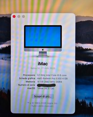 mac 27 pollici 2020