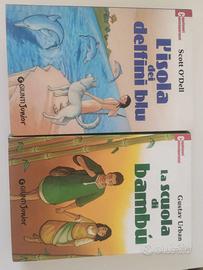 L'isola dei delfini blu di Scott O'Dell+la scuola