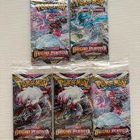 Lotto 5 buste Pokémon origine perduta gedis ita