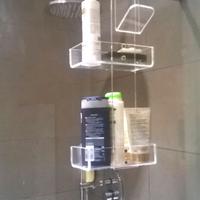Porta bagnoschiuma pensili per box doccia