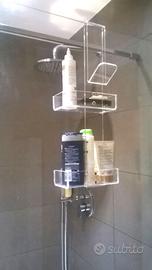 Porta bagnoschiuma pensili per box doccia