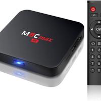 TV BOX M9C max 4K quad core + tastiera Rii illumin