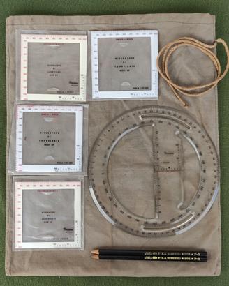 Lotto Carteggio Topografico Militare Vintage - E.I