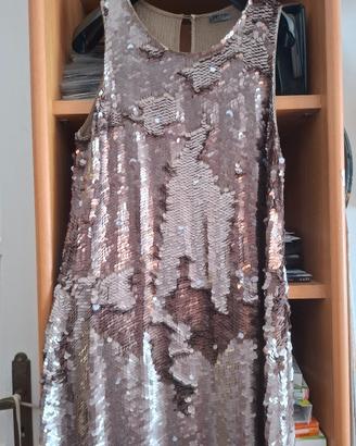 abito elegante full paillettes