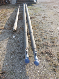 Pali zincati per alza bandiera o altro