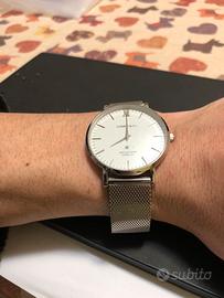 Orologio CoMBo.Co ultra sottile in acciaio