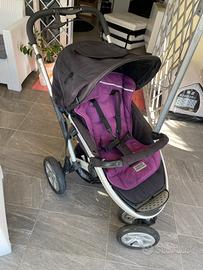 Passegggino Casualplay world Viola e nero