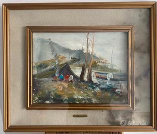 QUADRO ALDO PIRONTI 39X29 - Cornice 61x51