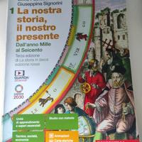 libro scolastico di storia 