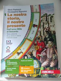 libro scolastico di storia 