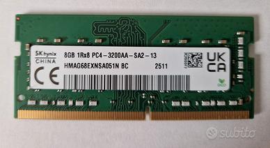SK Hynix Memoria RAM da 8GB
