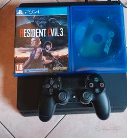 PlayStation 4 più FC 26 e Resident Evil 3 