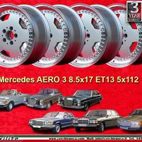 4 pz cerchi Mercedes Aero 3 8.5x17 ET13 5x112