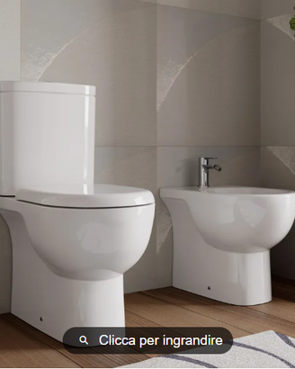 coppia di sanitari monoblocco +copriWC