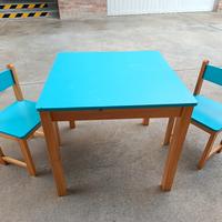 Tavolino in legno per bimbi