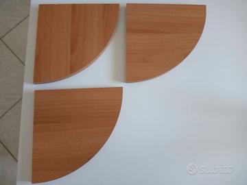 Mensole angolari in legno
