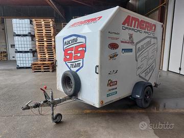 carrello rimorchio moto chiuso
