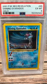 shining gyarados holo eng#65 psa6