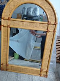 Specchio di legno 