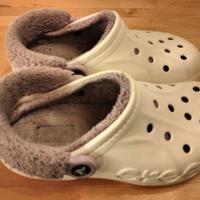 Crocks col pelo da bimba 