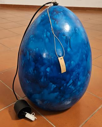 lampadario a sospensione blu