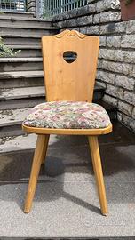 Sedie in legno di pino