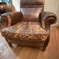 Poltrona vintage in pelle