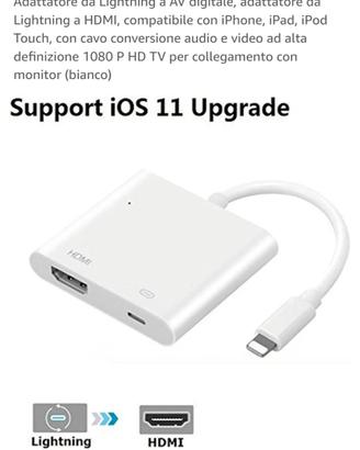 Adattatore per IPhone e Ipad