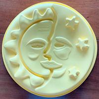 STAMPO in Silicone a forma SOLE/LUNA 25 cm.