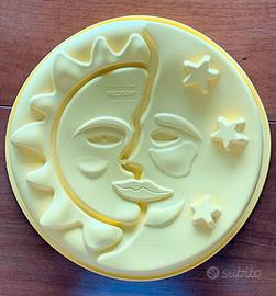STAMPO in Silicone a forma SOLE/LUNA 25 cm.