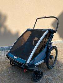 Thule charriot cross rimorchio bicicletta dueposti