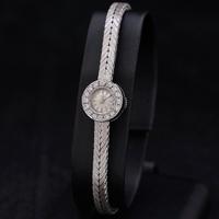 Zenith lady 60s 18 kt white gold with diamonds 
