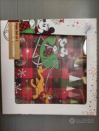 piatti Disney natalizi quadrati