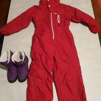 TUTA E SCARPE DA NEVE