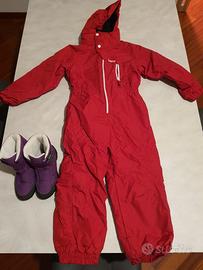 TUTA E SCARPE DA NEVE