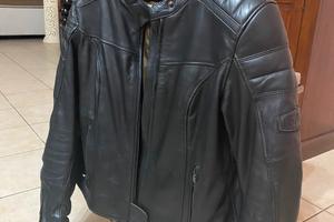 Giubbino pelle moto donna