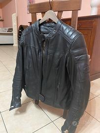 Giubbino pelle moto donna