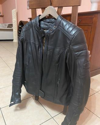 Giubbino pelle moto donna