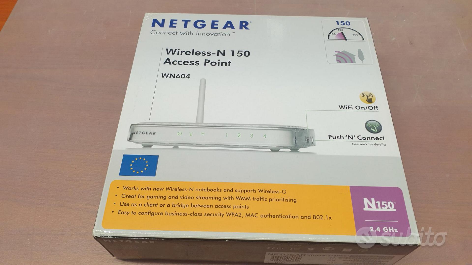 Access Point Netgear N-150 WN 604 - Informatica In vendita a Reggio Emilia
