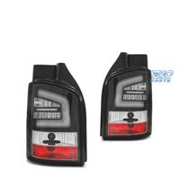 FANALI PER VOLKSWAGEN VW T5 10-15 1P LED BAR NERI