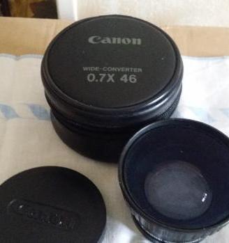 Canon WD-46 46mm 0.7x CONVERTITORE GRANDANGOLO