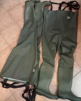 Stivaloni pesca lunghi MTB salopette 