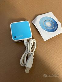 3 Router TP-LINK TL-WR702N + 1 router Fibra + prol