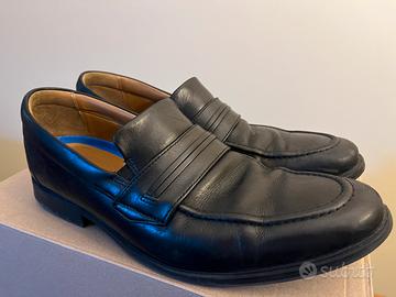 Mocassini Clarks Whiddon Loafer Pelle Nera 45