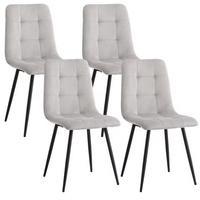 set di 4 sedie da pranzo 