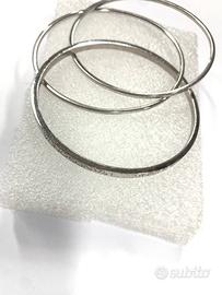 Braccialetto argento Tris rigido Pianegonda