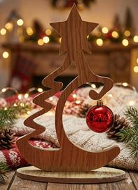 Alberelli di Natale in legno laminato 