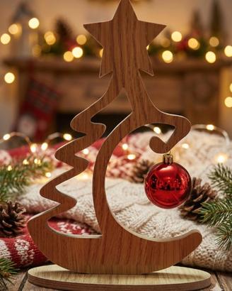 Alberelli di Natale in legno laminato 